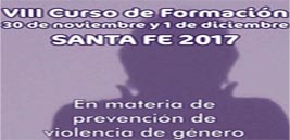 VIII Curso de Formacin en Materia de Violencia de Gnero, Santa Fe 2017