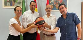 Renovación del Acuerdo de Colaboración entre el Ayuntamiento de Santa Fe y el Coviran Granada de Baloncesto